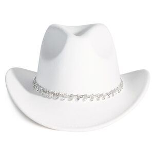 2819 Sparkly Rhinestone Shiny Western Cowboy Cowgirl Hat For Women